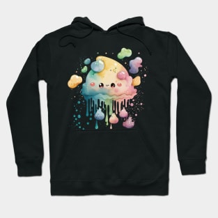 Kawaii Water Color Paint Drop Hoodie